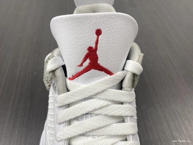 Chep Onekick (2021) Oreo CT8527-100 Retro Jordan 4 White 0604